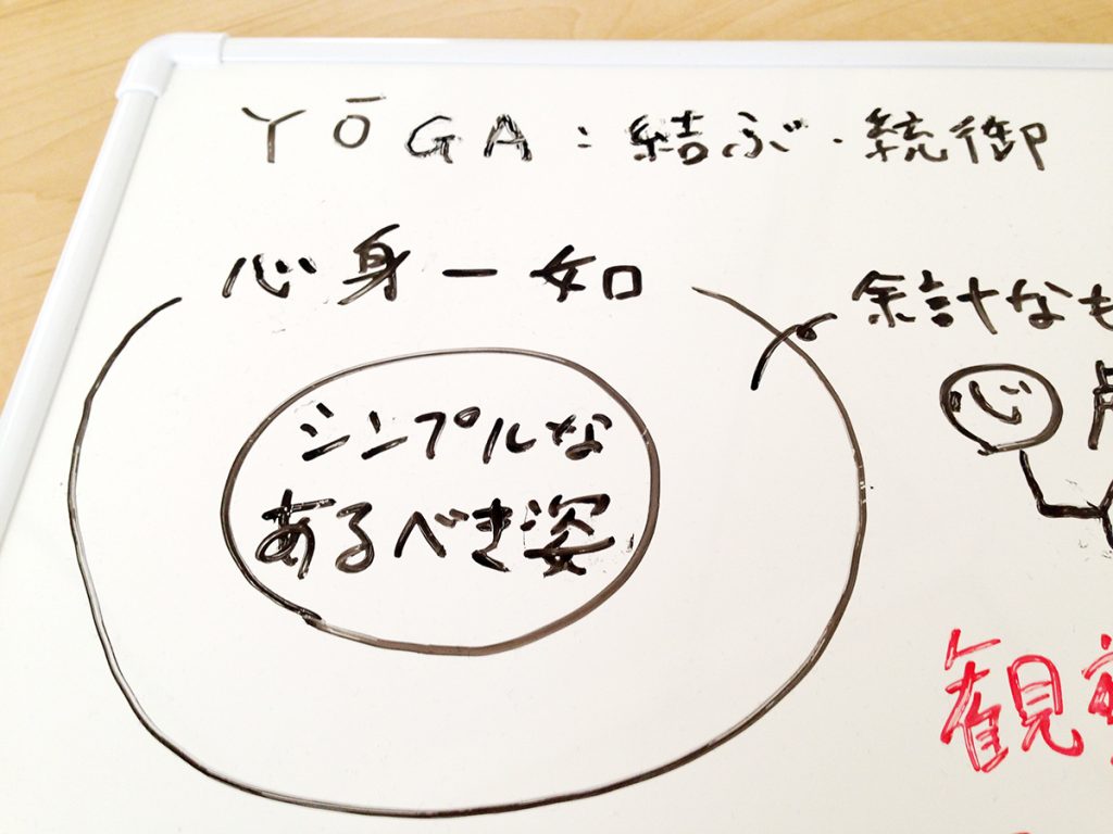 ヨガは、教えを押し付けるものではない