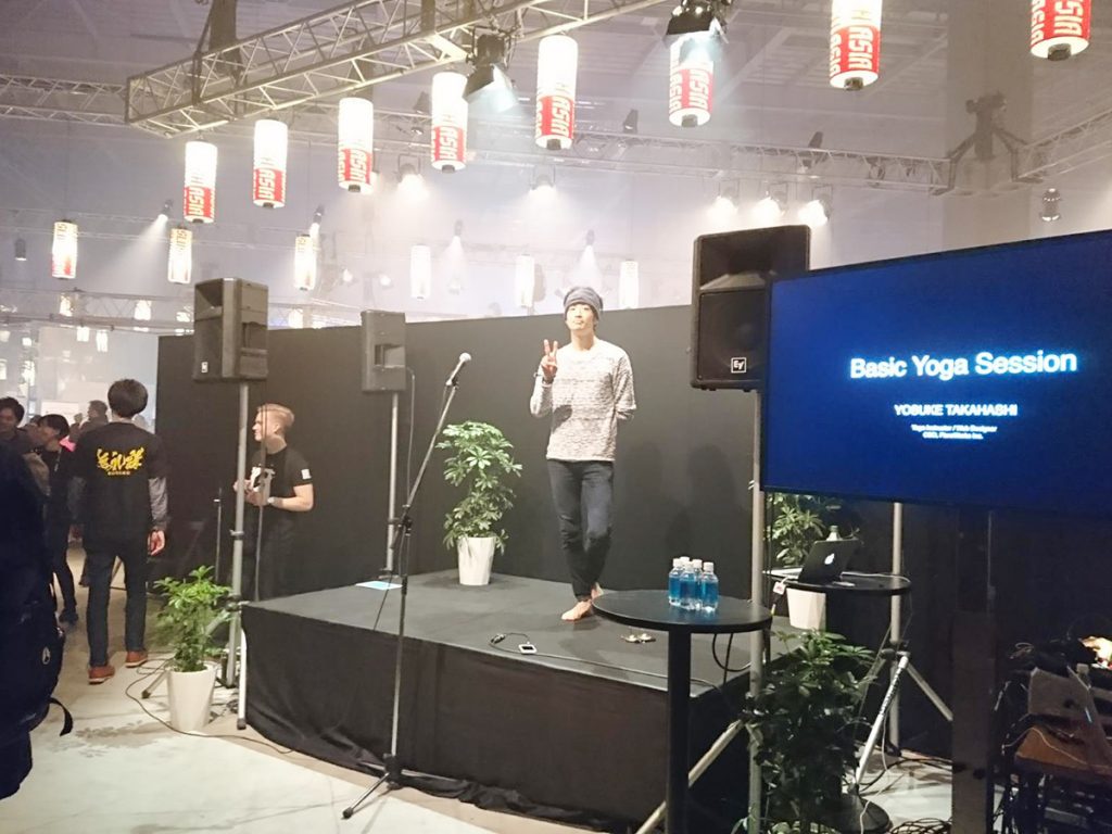 Slush Tokyoで出張ヨガ＆マインドフルネス瞑想のレッスンをしてきました