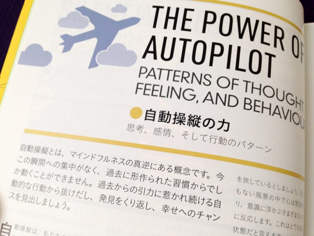 マインドフルネスにおける「自動操縦」という言葉の危うさ