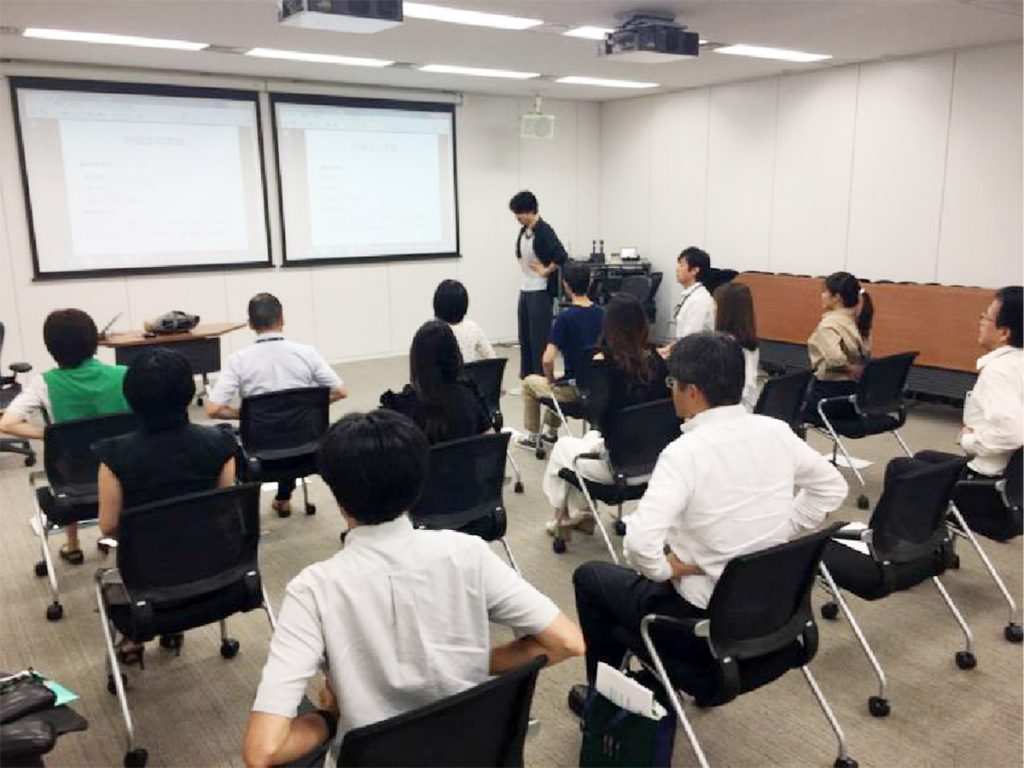 最近の企業向け出張ヨガ・オンラインヨガレッスン例