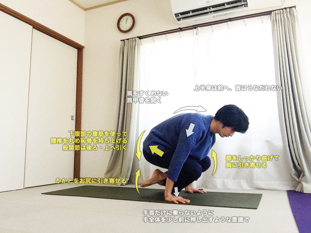 ローラーサナ（首飾りのポーズ）｜ジャンプバック・ジャンプスルーの練習