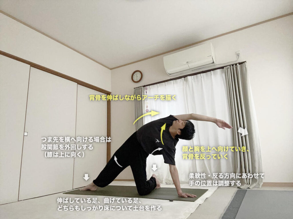 アルダマンダラーサナ（半円のポーズ）の効果とやり方・図解